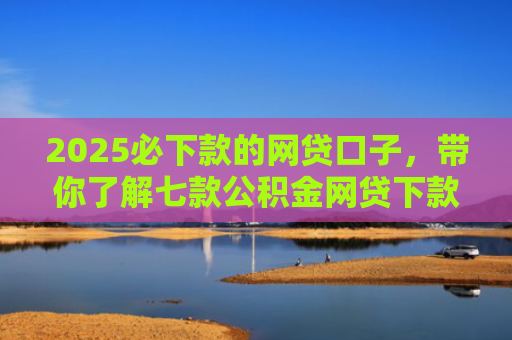 2025必下款的网贷口子，带你了解七款公积金网贷下款口子