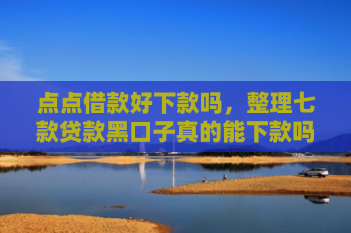 点点借款好下款吗，整理七款贷款黑口子真的能下款吗