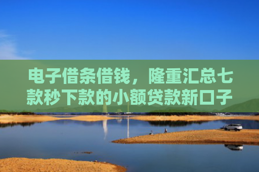 电子借条借钱，隆重汇总七款秒下款的小额贷款新口子