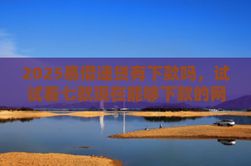 2025易借速贷有下款吗，试试看七款现在能够下款的网贷口子