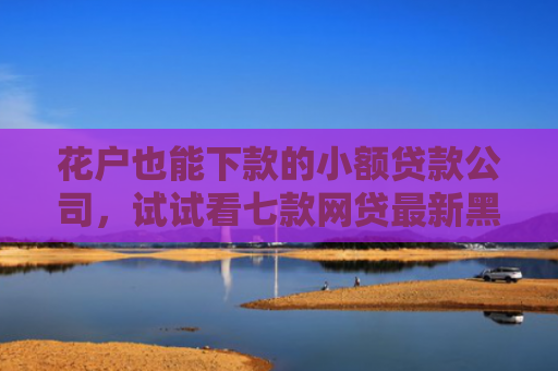 花户也能下款的小额贷款公司，试试看七款网贷最新黑户下款口子