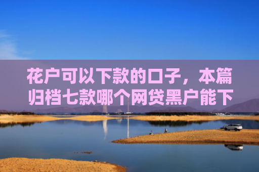 花户可以下款的口子，本篇归档七款哪个网贷黑户能下款啊