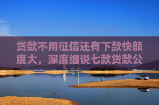 贷款不用征信还有下款快额度大，深度细说七款贷款公司操作下款口子