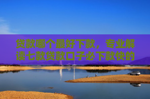 贷款哪个最好下款，专业解读七款贷款口子必下款快的