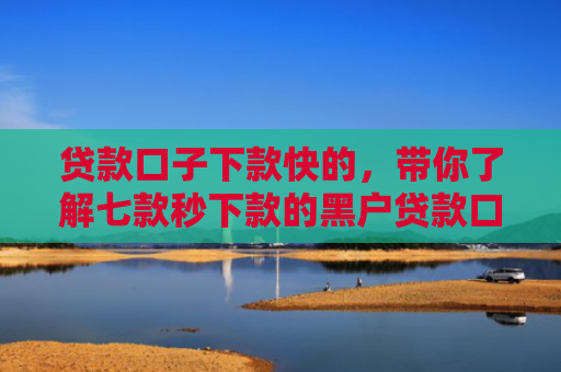 贷款口子下款快的，带你了解七款秒下款的黑户贷款口子