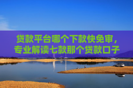 贷款平台哪个下款快免审，专业解读七款那个贷款口子好下款