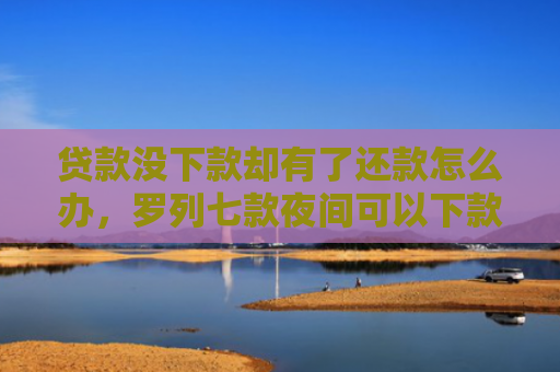 贷款没下款却有了还款怎么办，罗列七款夜间可以下款贷款口子