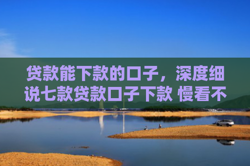 贷款能下款的口子，深度细说七款贷款口子下款 慢看不谢