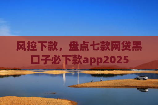 风控下款，盘点七款网贷黑口子必下款app2025