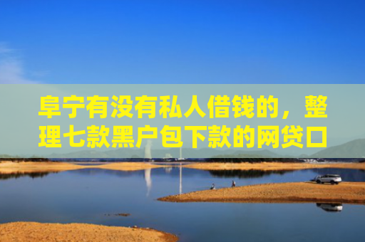 阜宁有没有私人借钱的，整理七款黑户包下款的网贷口子