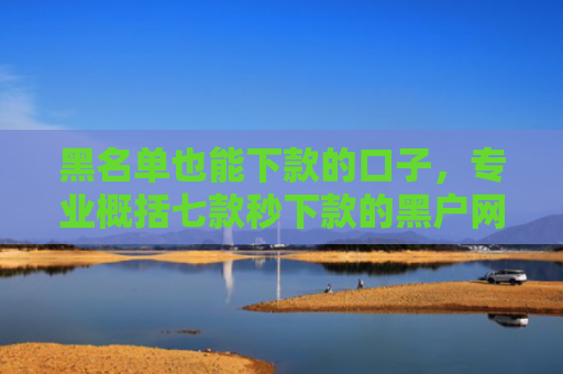 黑名单也能下款的口子，专业概括七款秒下款的黑户网贷平台