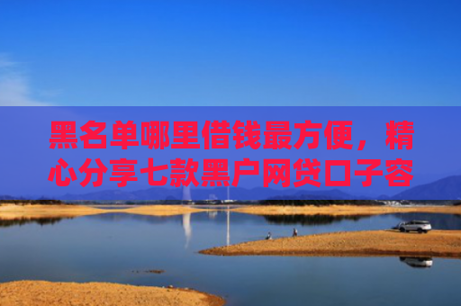 黑名单哪里借钱最方便，精心分享七款黑户网贷口子容易下款的