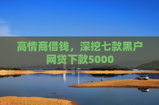 高情商借钱，深挖七款黑户网贷下款5000