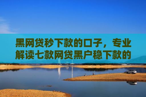 黑网贷秒下款的口子，专业解读七款网贷黑户稳下款的口子