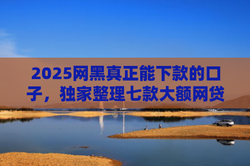 2025网黑真正能下款的口子，独家整理七款大额网贷哪些口子好下款