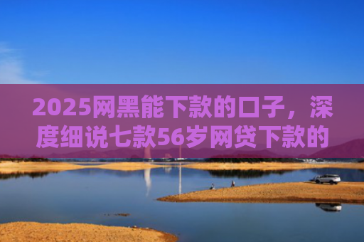 2025网黑能下款的口子，深度细说七款56岁网贷下款的口子