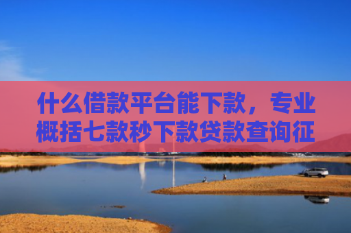 什么借款平台能下款，专业概括七款秒下款贷款查询征信吗