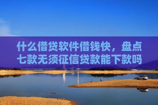 什么借贷软件借钱快，盘点七款无须征信贷款能下款吗