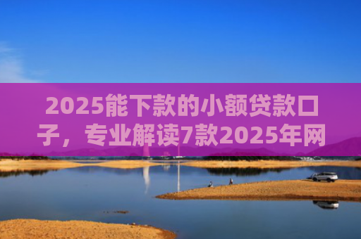 2025能下款的小额贷款口子，专业解读7款2025年网贷下款口子