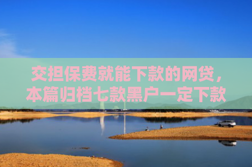 交担保费就能下款的网贷，本篇归档七款黑户一定下款的网贷