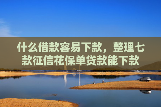 什么借款容易下款，整理七款征信花保单贷款能下款