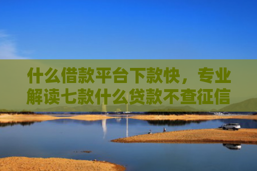 什么借款平台下款快，专业解读七款什么贷款不查征信秒下款