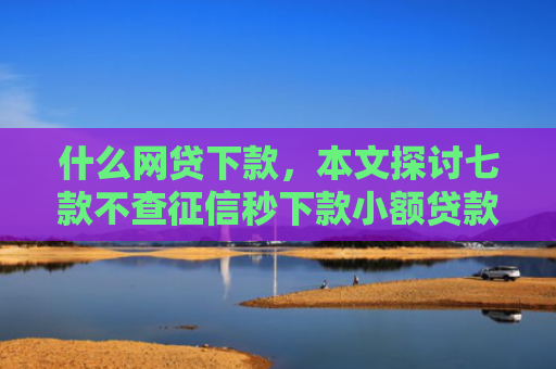 什么网贷下款，本文探讨七款不查征信秒下款小额贷款