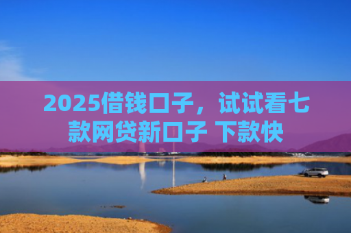2025借钱口子，试试看七款网贷新口子 下款快