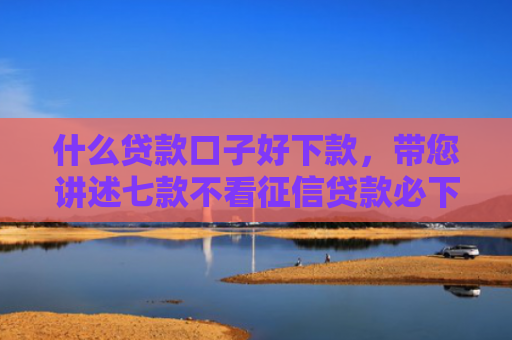 什么贷款口子好下款，带您讲述七款不看征信贷款必下款