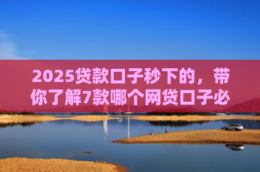 2025贷款口子秒下的，带你了解7款哪个网贷口子必下款
