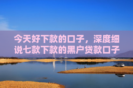 今天好下款的口子，深度细说七款下款的黑户贷款口子