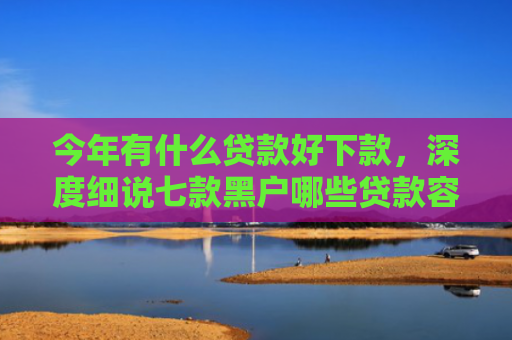 今年有什么贷款好下款，深度细说七款黑户哪些贷款容易下款