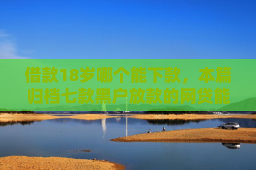 借款18岁哪个能下款，本篇归档七款黑户放款的网贷能下款吗