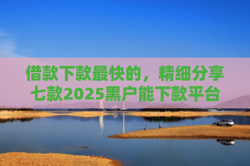 借款下款最快的，精细分享七款2025黑户能下款平台