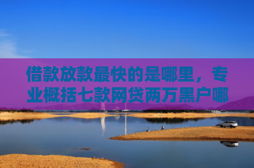 借款放款最快的是哪里，专业概括七款网贷两万黑户哪个好下款