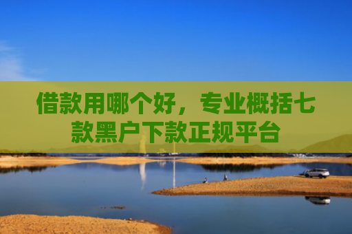 借款用哪个好，专业概括七款黑户下款正规平台