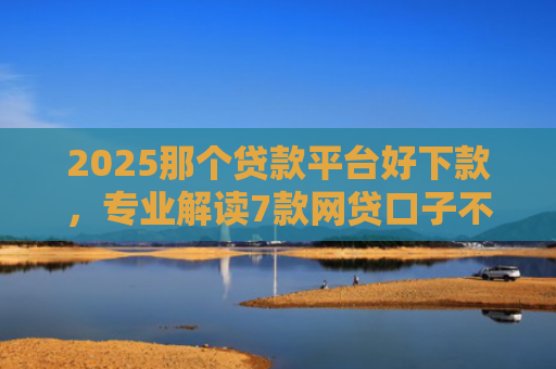 2025那个贷款平台好下款，专业解读7款网贷口子不下款了