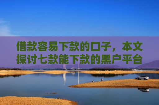 借款容易下款的口子，本文探讨七款能下款的黑户平台