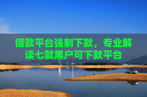 借款平台强制下款，专业解读七款黑户可下款平台