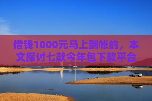 借钱1000元马上到帐的，本文探讨七款今年包下款平台黑户