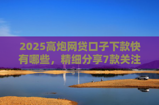 2025高炮网贷口子下款快有哪些，精细分享7款关注网贷最新下款口子