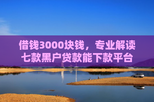 借钱3000块钱，专业解读七款黑户贷款能下款平台