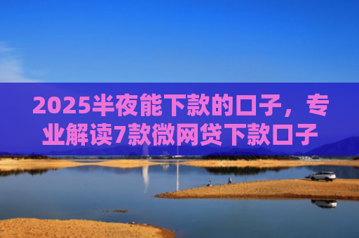 2025半夜能下款的口子，专业解读7款微网贷下款口子