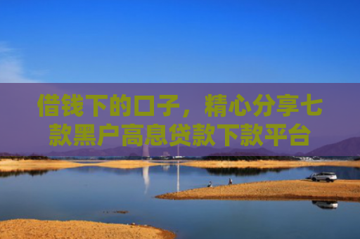 借钱下的口子，精心分享七款黑户高息贷款下款平台