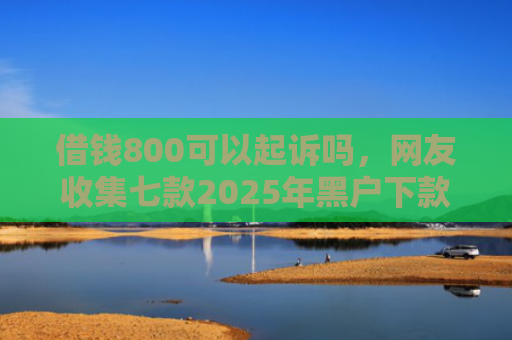 借钱800可以起诉吗，网友收集七款2025年黑户下款平台