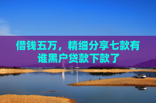 借钱五万，精细分享七款有谁黑户贷款下款了