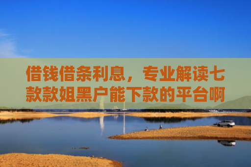 借钱借条利息，专业解读七款款姐黑户能下款的平台啊