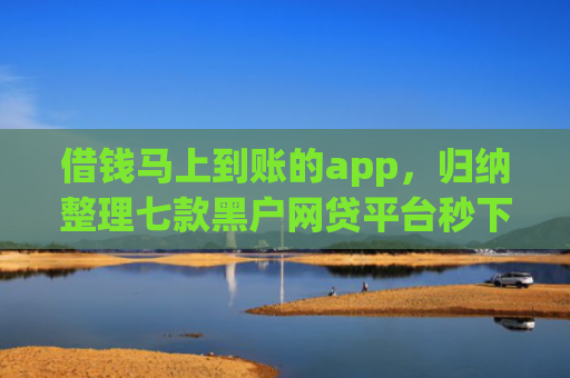 借钱马上到账的app，归纳整理七款黑户网贷平台秒下款评论