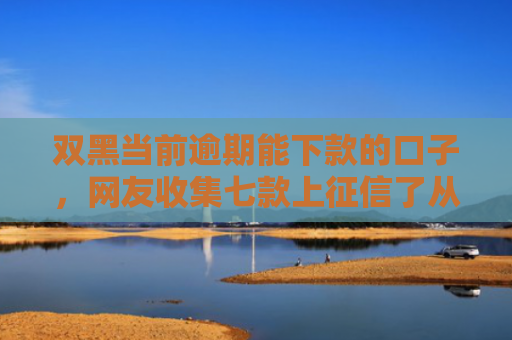 双黑当前逾期能下款的口子，网友收集七款上征信了从哪贷款好下款