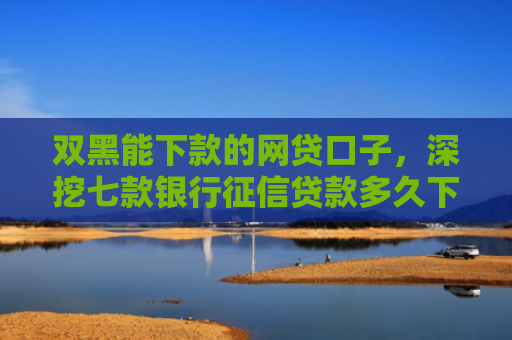 双黑能下款的网贷口子，深挖七款银行征信贷款多久下款一次